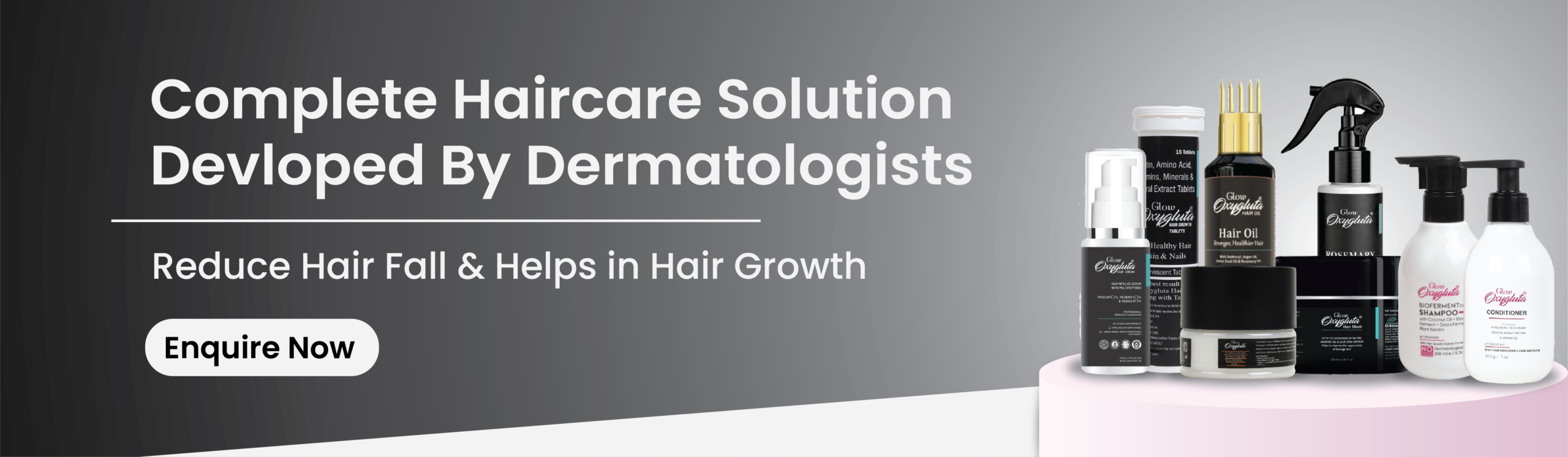Glow Oxygluta Haircare Range for your hair -Best derma company in india